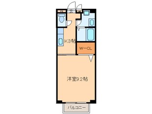 サンモ－ル緑Ａ棟の物件間取画像